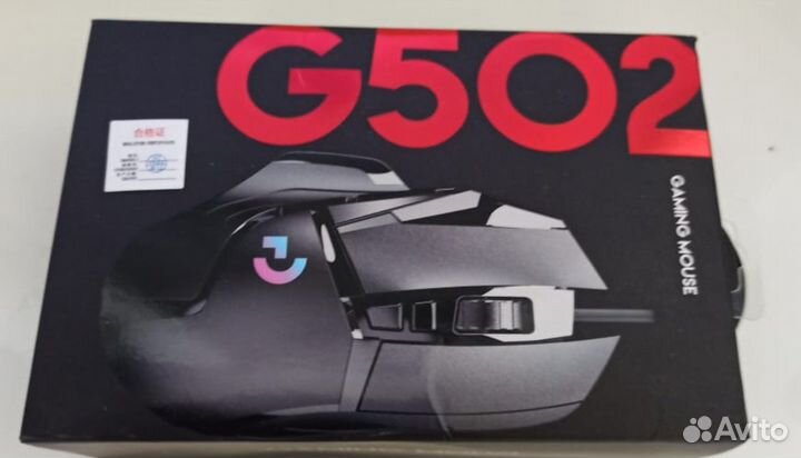 Мышь проводная Logitech G502