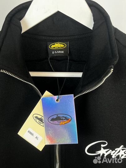 Зип худи corteiz черное