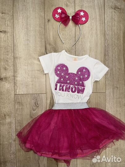 Костюм мышка минни из 3-х предметов