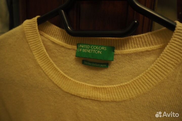 Benetton джемпер шерстяной