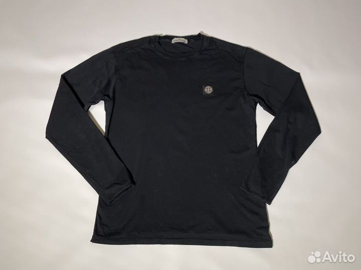 Лонгслив stone island patch program