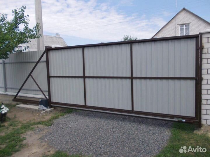 Забор из профнастила