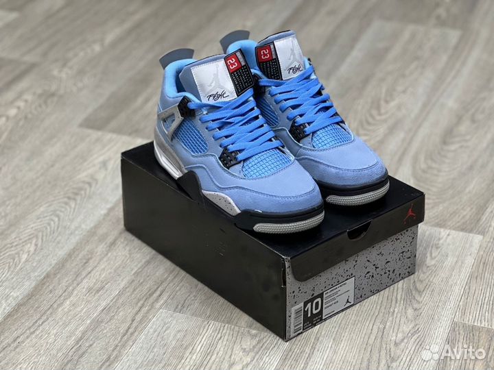 Кроссовки Air Jordan 4 University Blue (36-45)