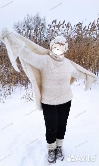 Свитер из собачьего пуха (самоед)