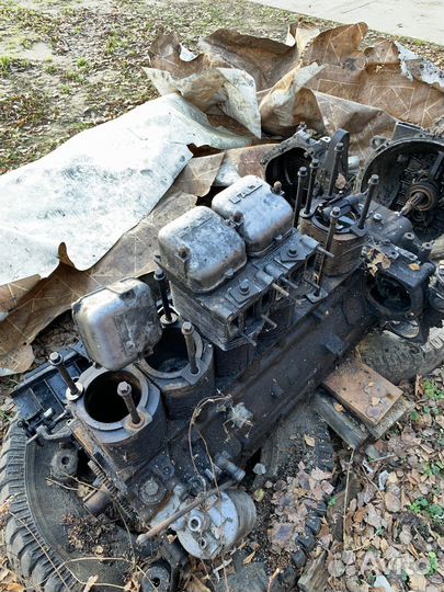 Двигатель по запчастям газ 4301