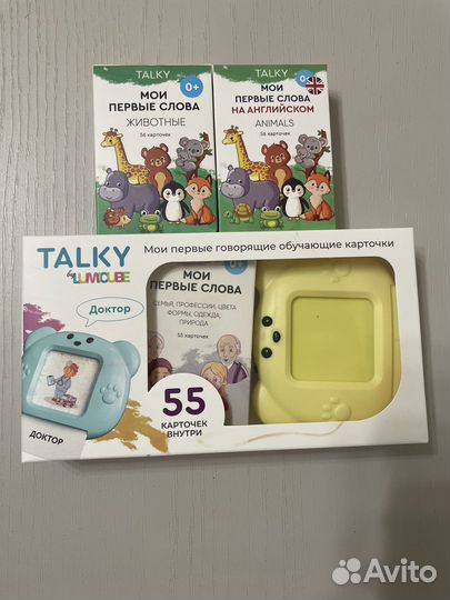 Развивающий планшет Talky + карточки