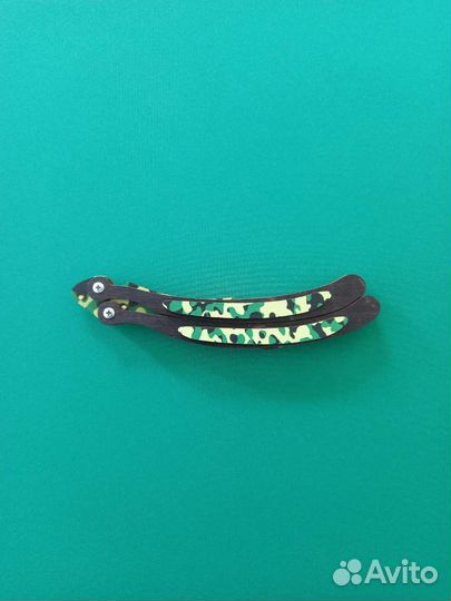 Деревянный нож бабочка