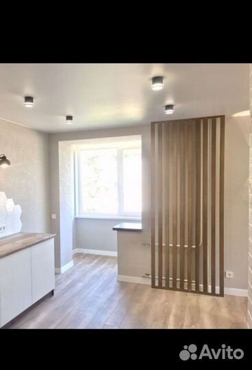 Декоративные рейки, перегородка из массива