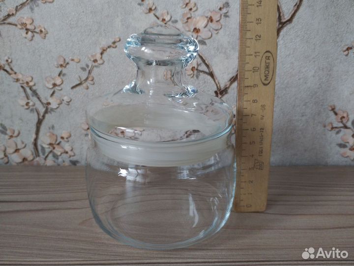 Банка для сыпучих стекло