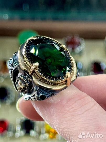 Мужской перстень серебро