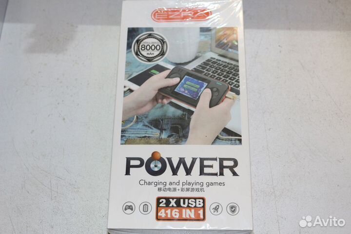 Игровая консоль + портативный аккумулятор ezra PB1