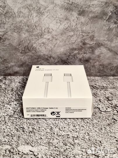 Кабель Apple Type-C to Type-C 1 метр (новый)