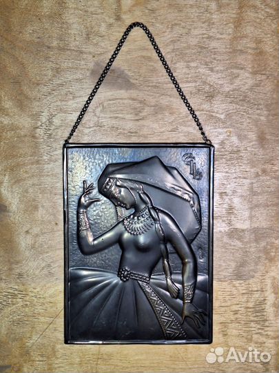 Чеканка Танцующая Девушка СССР