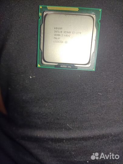 Процессор xeon e3 1270 v1