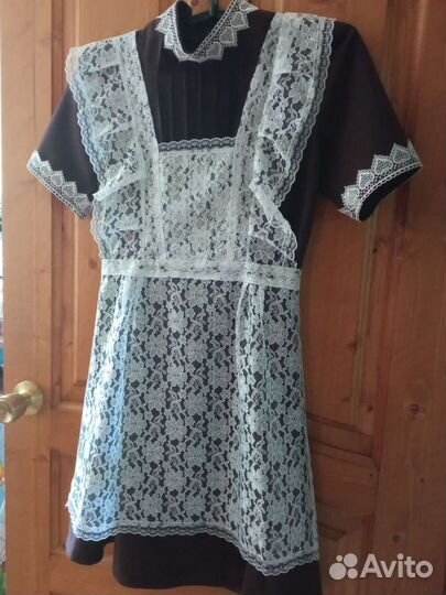 Школьная форма +фартук на последний звонок