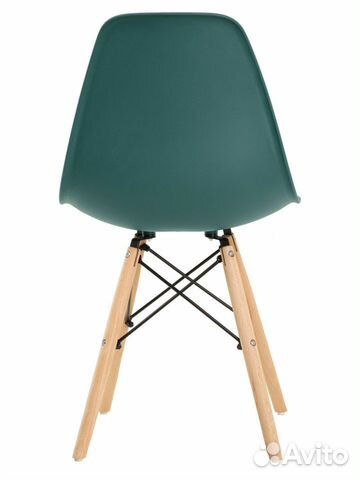 Стул в стиле eames DSW, темно-зеленый