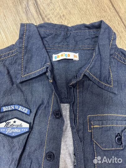 Рубашка 98 рост Акула