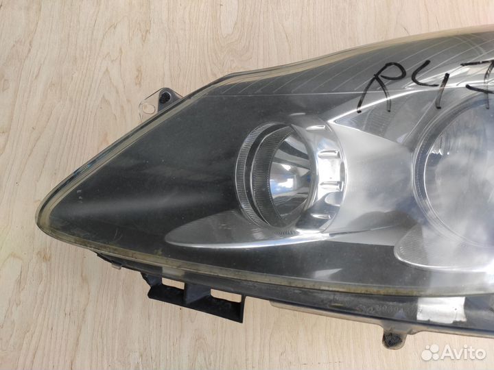Фара левая Черная на Опель Corsa D Дорестайлинг