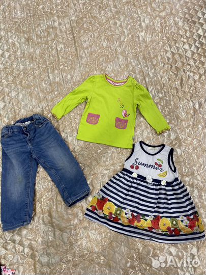 Вещи пакетом на девочку 92