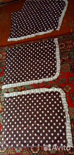 Занавесочки на кухню 74х58, 4 штуки