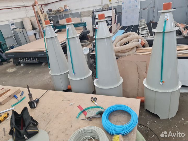 Кислородный конус на 30 кубов для узв и рыбных фер