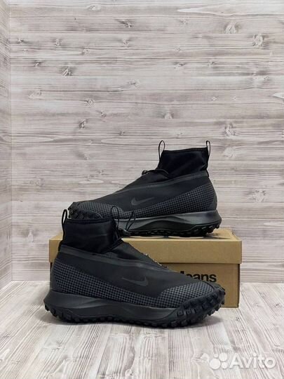 Кроссовки nike acg mountain fly gore tex черные