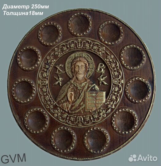 Домашний иконостас резной из массива дуба