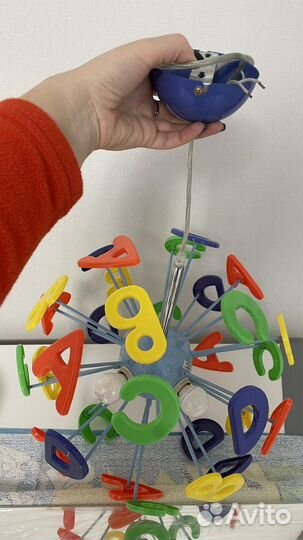 Люстра в детскую комнату + светильник