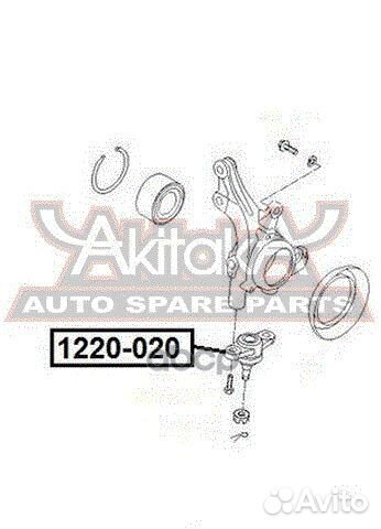 Опора шаровая передняя 1220020 asva