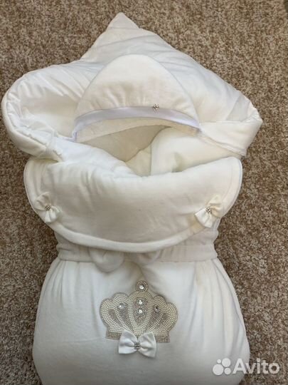 Зимний конверт на выписку