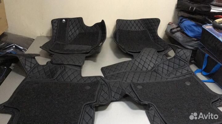 3D Коврики Range Rover Салон Багажник из Экокожи