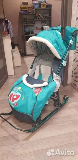 Коляска санки ника