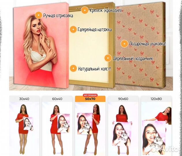 Премиум холст по фотографии