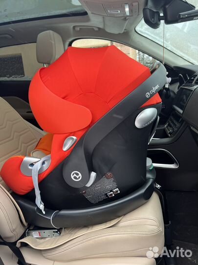 Автолюлька cybex aton q с базой