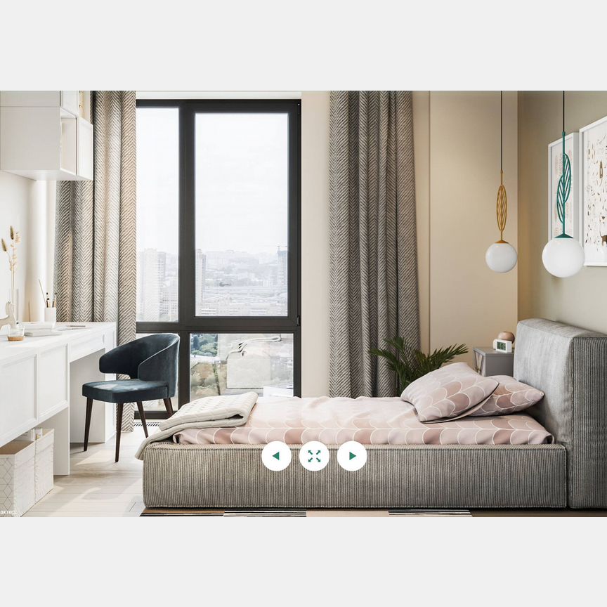 1-к. квартира, 50,5 м², 6/12 эт.