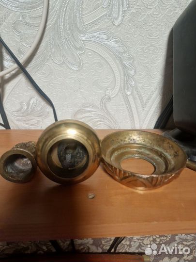 Подсвечник латунь бронза