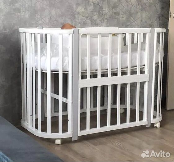 Детская кроватка трансформер 4 в 1. Как новая