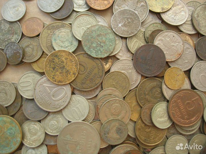 Монеты СССР и России.с 1924-1993 г.Больше 330 шт