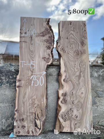 Слэб дерева карагач, заготовки стол река