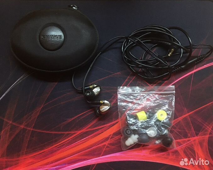 Shure SE535-V-E - ушные мониторы, три драйвера