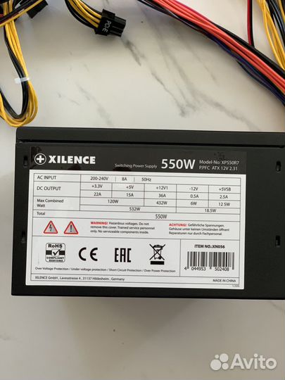 Блок питания для пк 550w