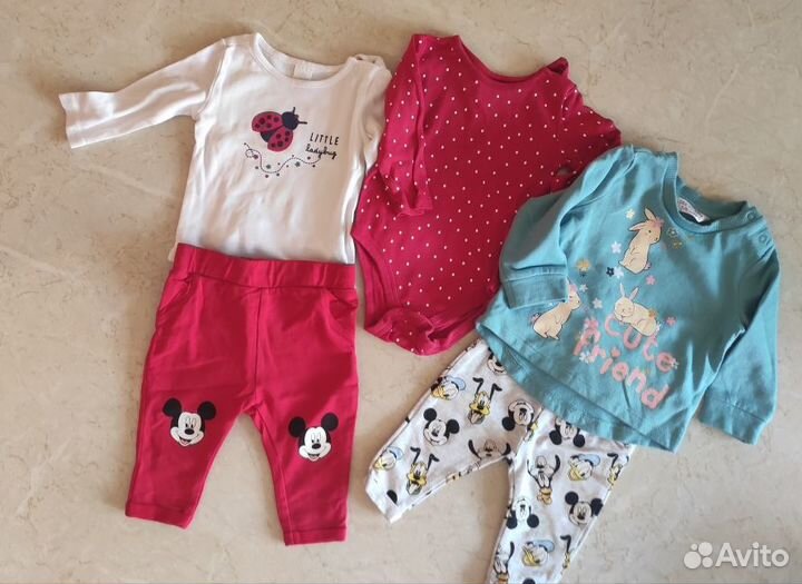 Комплект одежды для девочки 3-6 мес