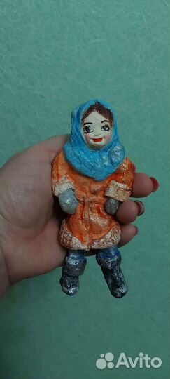 Игрушки из ваты на елку