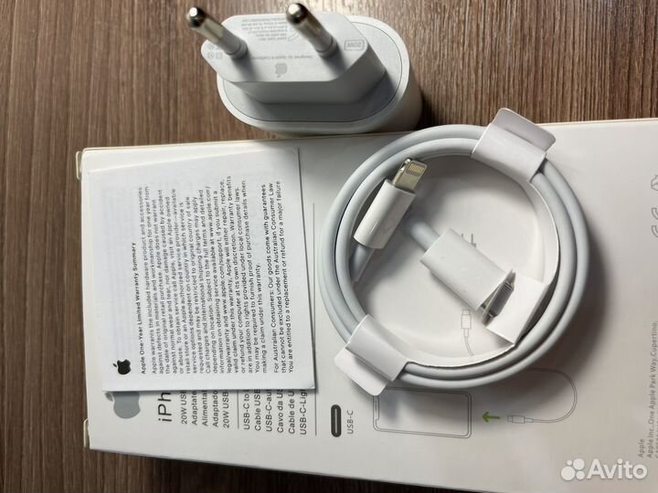 Зарядное устройство Apple 20w