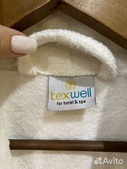 Белый махровый халат