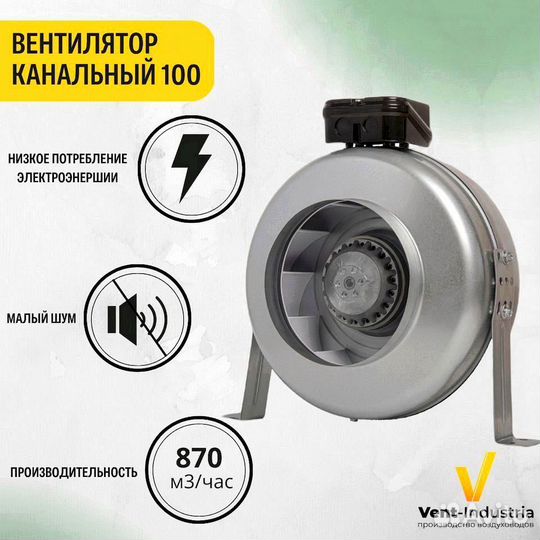 Промышленные канальный вентилятор