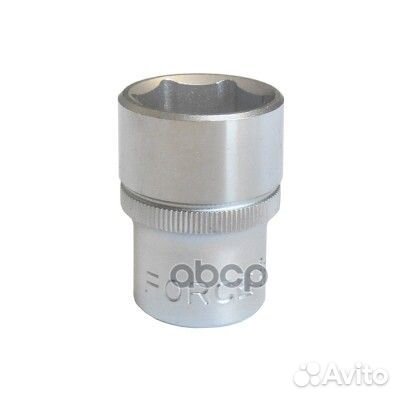 Головка 17мм 6-гранная 1/2DR короткая force545