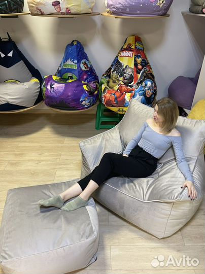 Бескаркасное кресло мешок Империал