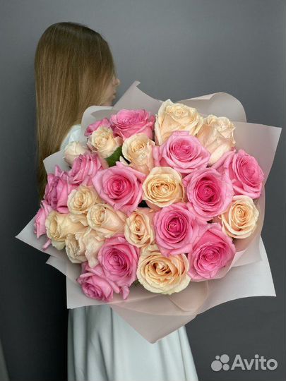 Цветы оптом розы