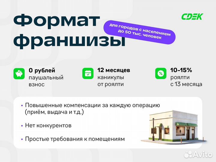 Готовый бизнес по доставке в Довольном. Франшиза